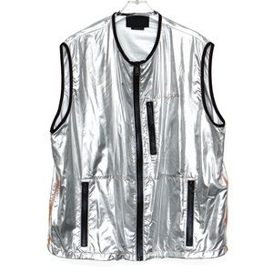 Prada Metallic Lightweight Utility Vest